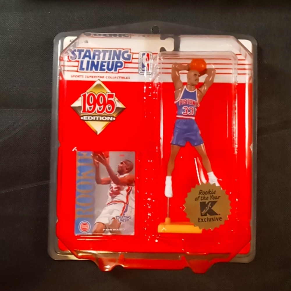 Starting Lineup - 1995 - Grant Hill - Rookie of the Year - Kmart Exclusive